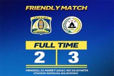 Persiba Balikpapan Dipecundangi PSS di kandang