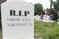 Pengusaha Konter Pulsa DIY Kembali Gelar Unjuk Rasa Hari Ini