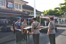 4 Perwira Polres Sleman Diganti