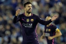 Pique Tegaskan Bukan Dewi Fortuna yang Bikin Barca Menang atas Roma