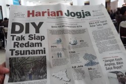 HARIAN JOGJA HARI INI : DIY Tak Siap Redam Tsunami
