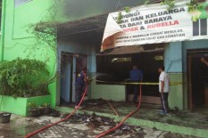 Kompleks Sekolah Santo Yusuf Madiun Terbakar