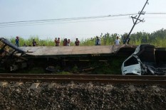 Ditetapkan Jadi Tersangka, Sopir Truk yang Ditabrak KA Sancaka Langsung Ditahan