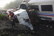 Jalur KA Lintas Selatan Kembali Lancar Pascainsiden Sancaka