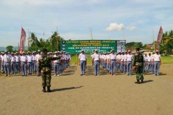 Kodim Bantul Beri Pelatihan Bela Negara pada Siswa SMK Muhammadiyah 1 Imogiri