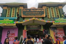 Ujicoba Buka Sampai Malam, Pasar Beringharjo Padat Pengunjung