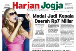 HARIAN JOGJA HARI INI : Modal Jadi Kepala Daerah Rp7 Miliar