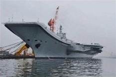 Kapal Induk Pertama Bikinan China Mulai Diuji Coba, Mirip Rusia Punya