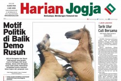 HARIAN JOGJA HARI INI : Motif Politik di Balik Demo Rusuh