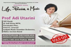 Profesor FK UGM Adi Utarini Gelar Konser dan Sumbangkan Penjualan Tiket kepada Yayasan Kanker