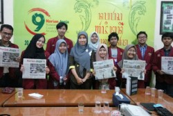 LPPM Nuansa UMY Belajar Jurnalistik di Harian Jogja