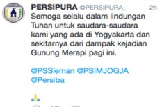 Gunung Merapi Alami Erupsi Freatik, Klub Liga 1 Ini Berharap Semua Terlindungi 