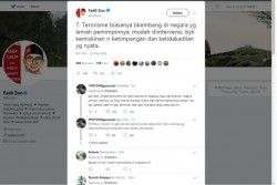 Cuitan Fadli Zon Soal Teror Bom Surabaya Ini Malah Bikin Warganet Geram