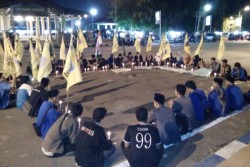 PMII dan IPNU Ponorogo Gelar Aksi Solidaritas untuk Korban Bom Bunuh Diri