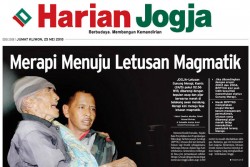 HARIAN JOGJA HARI INI : Merapi Menuju Letusan Magmatik