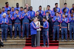PIALA DUNIA 2018: Si Petani Kopi Dilepas Presiden Kolombia ke Rusia