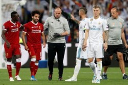 Salah Didoakan Sergio Ramos 