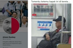 Beredar Foto Mirip Soeharto Duduk di Bangku Prioritas KRL, Siapa Dia?