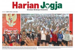HARIAN JOGJA HARI INI : Magma Bergerak 40 Meter per Hari