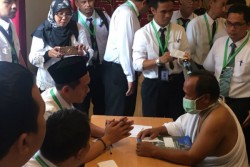 PPIH Arab Saudi Gelar Simulasi Kedatangan Jemaah di Tanah Suci 