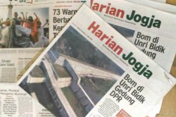 HARIAN JOGJA HARI INI: Bom di Unri Bidik Gedung DPR