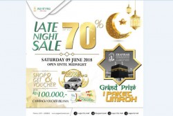 Mau Diskon Belanja 70% dan Hadiah Umrah? Yuk ke Late Night Sale di Jogja City Mall