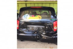 Laka Karambol 3 Mobil, Sukoharjo-Wonogiri Macet 2 KM