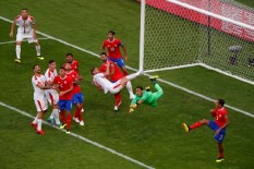 Serbia Lawan Kosta Rika Imbang di Babak Pertama
