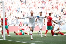 Babak Pertama, Portugal Ungguli Maroko