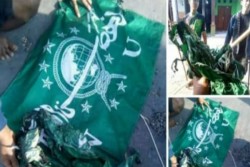 Pendekar dari 2 Perguruan Silat Bentrok, Bendera NU Dibakar