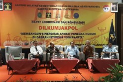 Para Penegak Hukum di DIY Gelar Rakor Penegakan Hukum Komprehensif