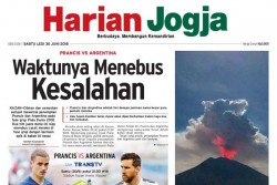 HARIAN JOGJA HARI INI : Waktunya Menebus Kesalahan