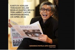 Kabar Duka, Karikaturis GM Sudarta Meninggal Dunia
