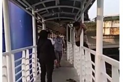 Wanita Hamil Ini Mencoba Lompat dari JPO Gara-Gara Bertengkar dengan Suami