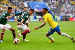 Babak I, Meksiko Imbangi Brasil 