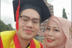 Inspiratif, Putra Dewi Yull Diterima Kuliah di Amerika Serikat