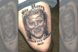 Pria Ini Diejek Gara-Gara Bikin Tato Inggris Juara Piala Dunia  