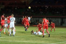 PERSIJA JAKARTA VS BALI UNITED : Pemain Baru Bali United Bawa Serdadu Tridatu Unggul 0-1 di Babak Pertama 