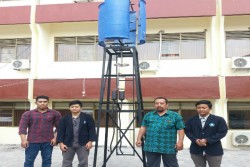 Mahasiswa STTNas Ciptakan Kincir Angin untuk Pembudidaya Udang