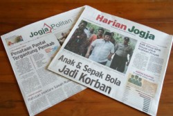 HARIAN JOGJA HARI INI : Anak & Sepak Bola Jadi Korban