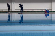 Perenang Internasional Tinjau Venue Olimpiade Tokyo 2020