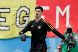 Mangkir Latihan, Courtois Didenda Rp3,7 Miliar