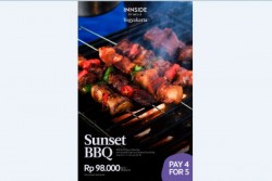 Rasakan Sensasi Menyambut Senja dengan Barbeku di Skydeck Innside by Melia 