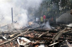 Kebakaran Sragen, Rumah Terbakar saat Ditinggal ke Sawah