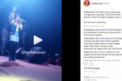 Ini Video Detik-Detik Via Vallen Jatuh Pingsan di Atas Panggung