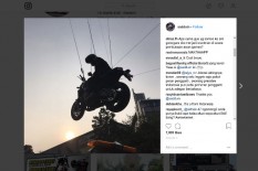 Inikah Sosok Stuntman yang Memerankan Jokowi Naik Moge dalam Pembukaan Asian Games?