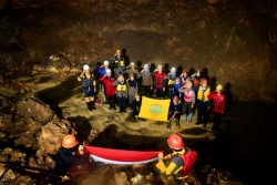Warga Jepang Bangga Ikut Upacara HUT Kemerdekaan RI di dalam Gua Gunungkidul