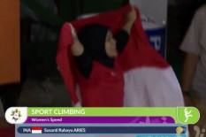 ASIAN GAMES 2018 : Aries Susanti Sumbang Emas ke-8 Untuk Indonesia di Speed Putri  