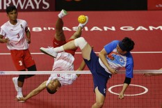 ASIAN GAMES 2018 : Dikalahkan Malaysia di Nomor Beregu, Tim Sepak Takraw Putra Indonesia Gagal Raih Emas