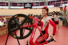 ASIAN GAMES 2018 : Finis Terakhir, Pembalap Cantik Asal DIY Ini Gagal Berikan Medali Untuk Indonesia  